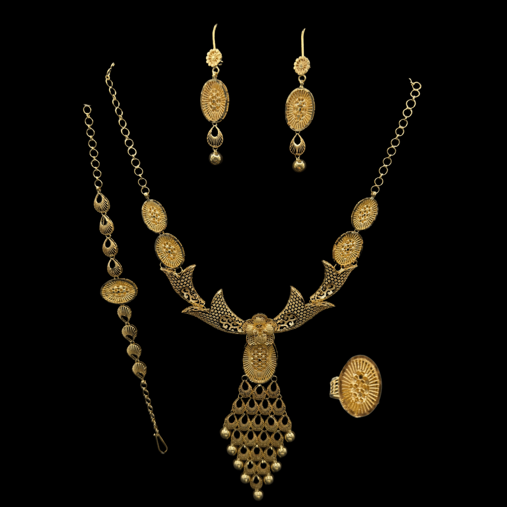 21K Gold Necklace Sets