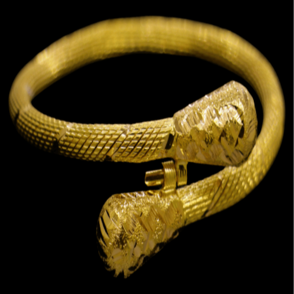 21k Gold Bangle Bracelet