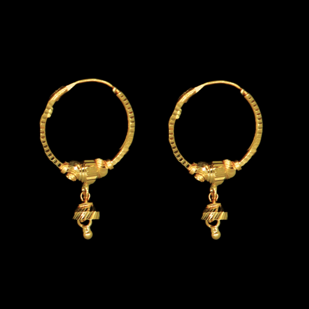22K Gold Earrings - SW33483