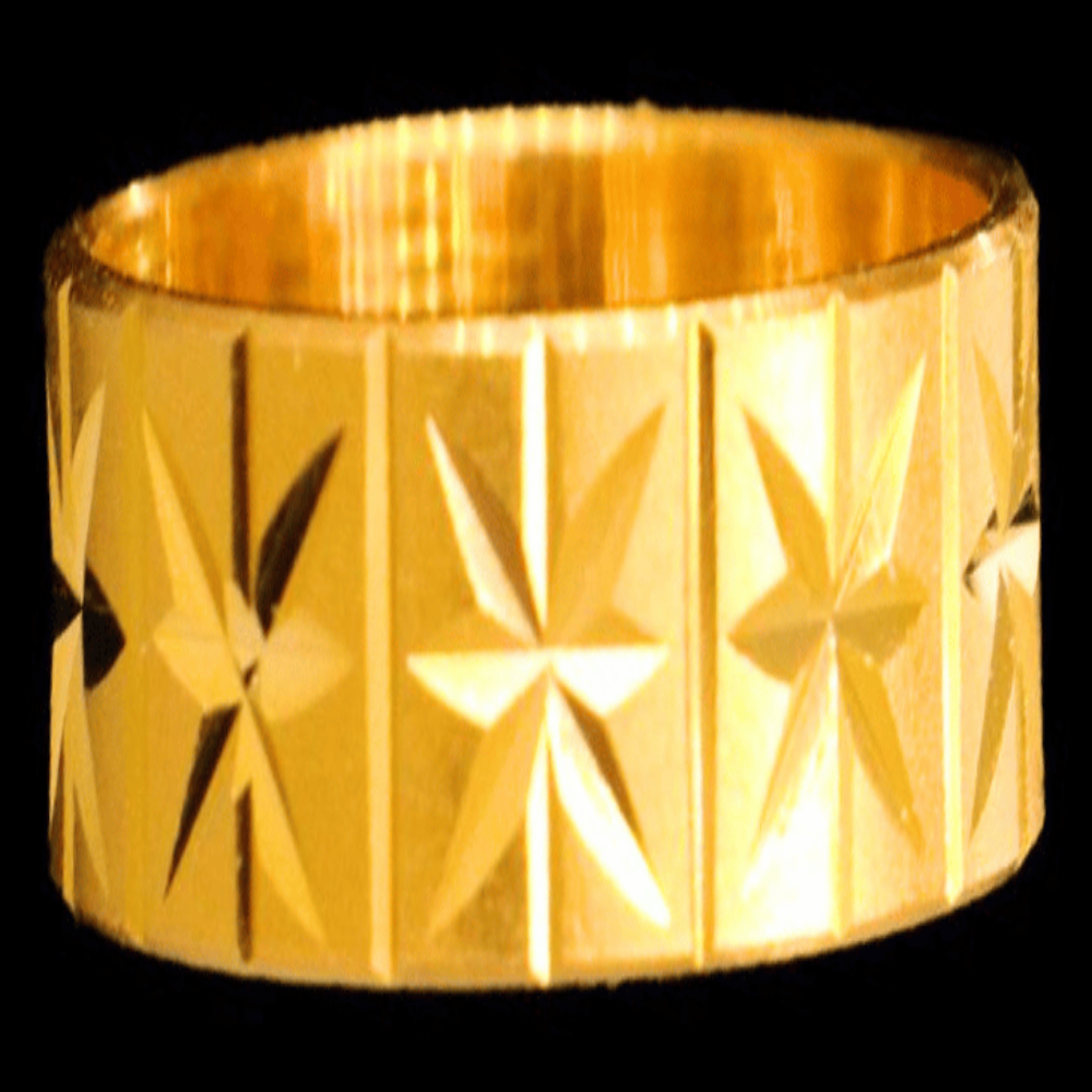 21K Gold Engagement Band Size 7 - SW19642