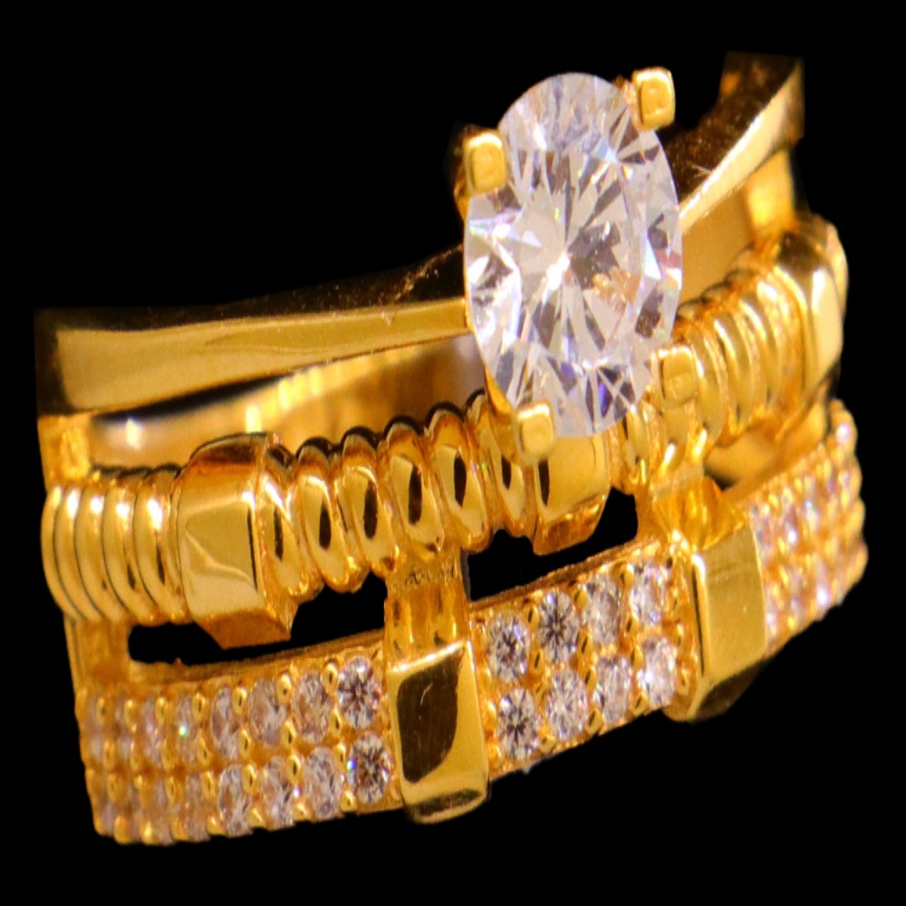 21K Gold Bridal Ring