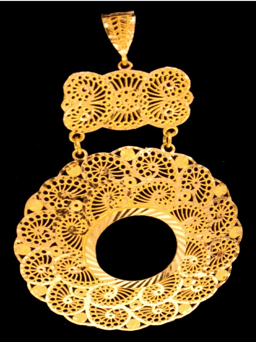 21K Gold Coin Frame