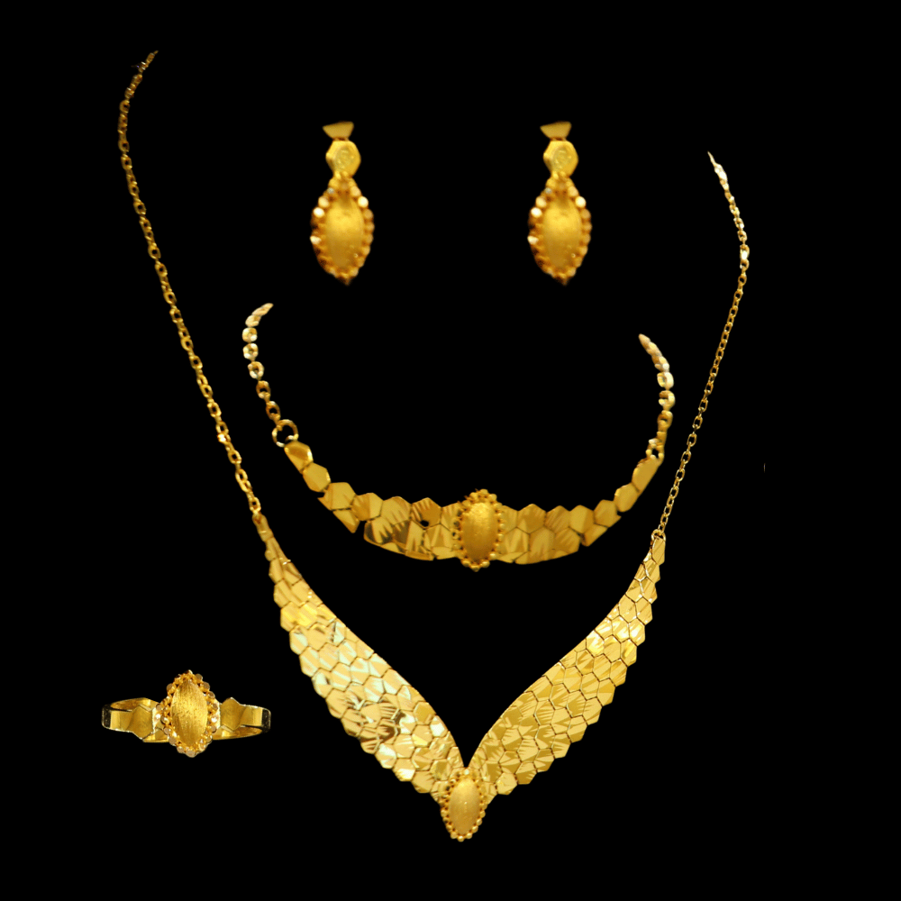 21K Gold Necklace Set