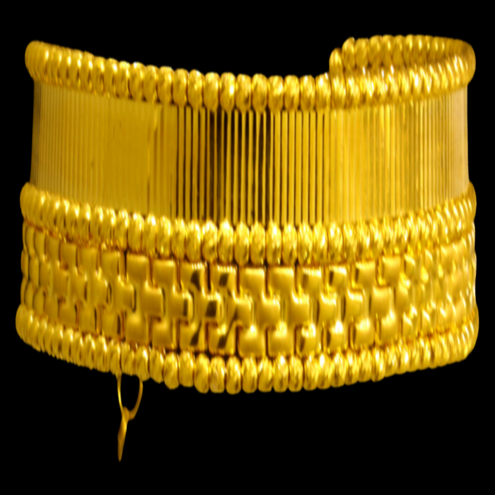 21K Gold Bangle Bracelet