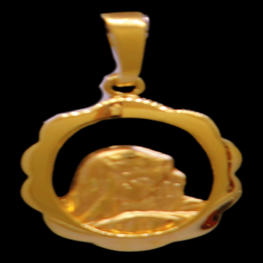 21K Gold Christian Pendant - SW33037