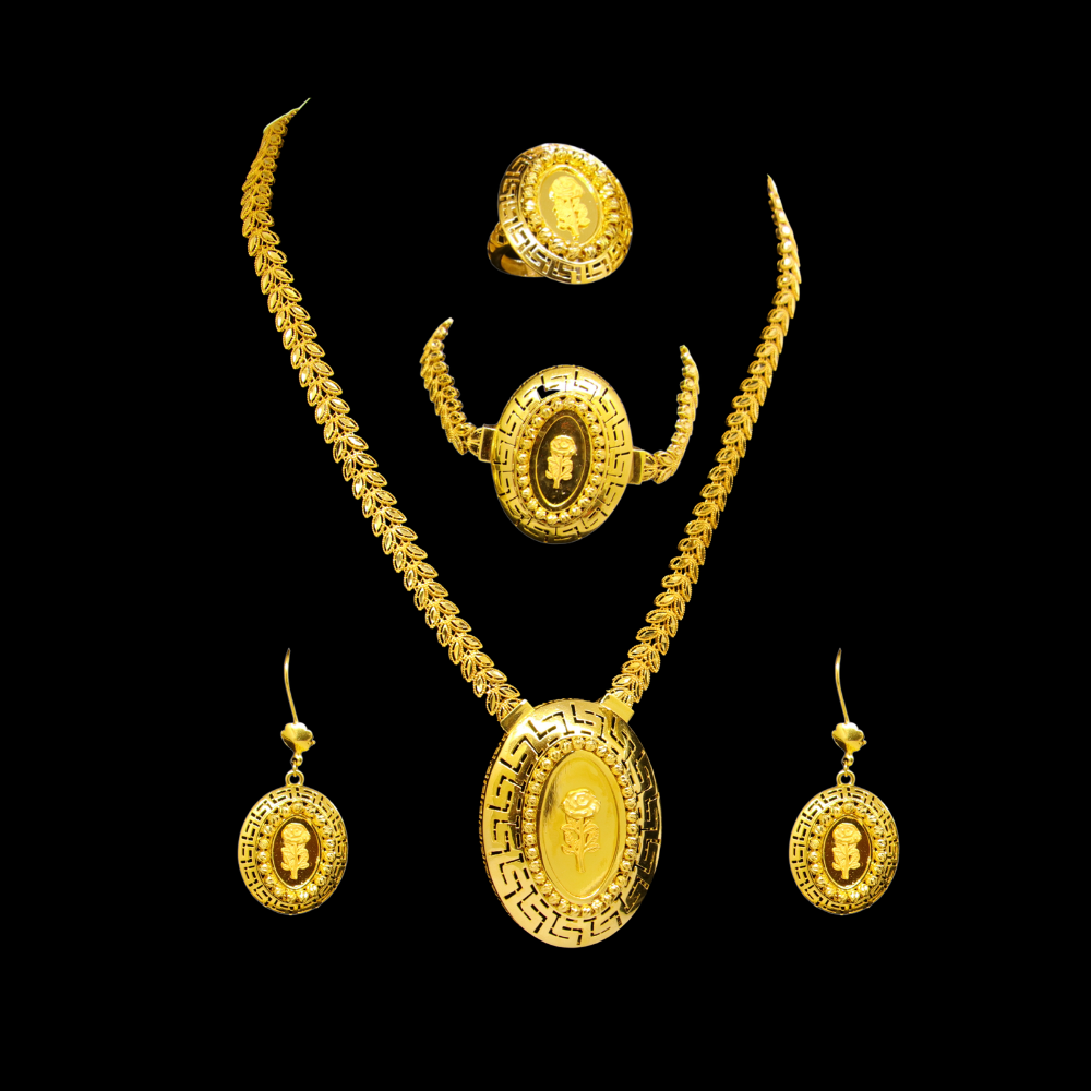 21K Gold Necklace Set