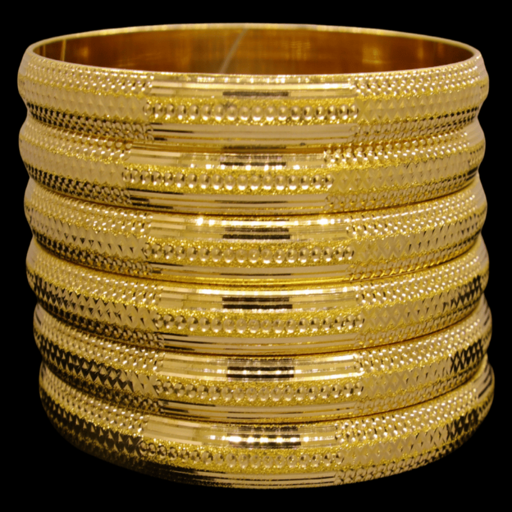 21K Gold Bangle Set (L)