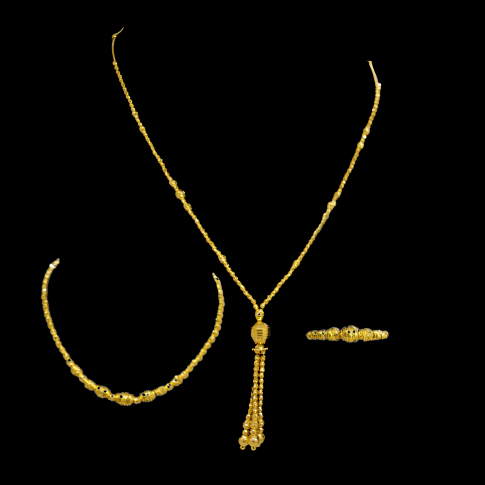 21K Gold Necklace Set