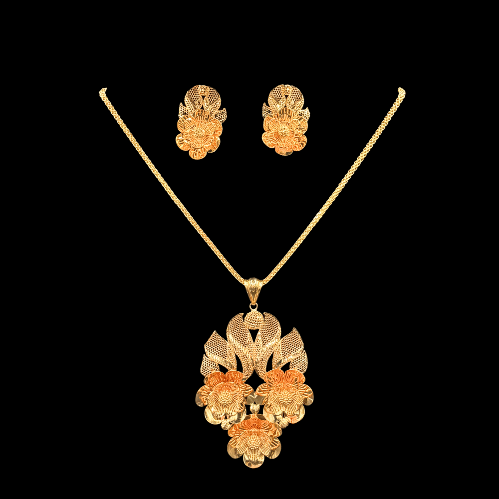 21K Gold Necklace Set