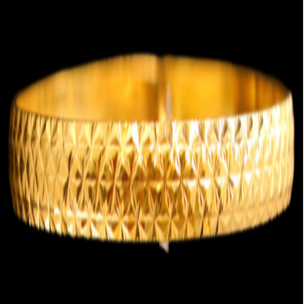 21K Gold Bangle Set OF 1 (L)