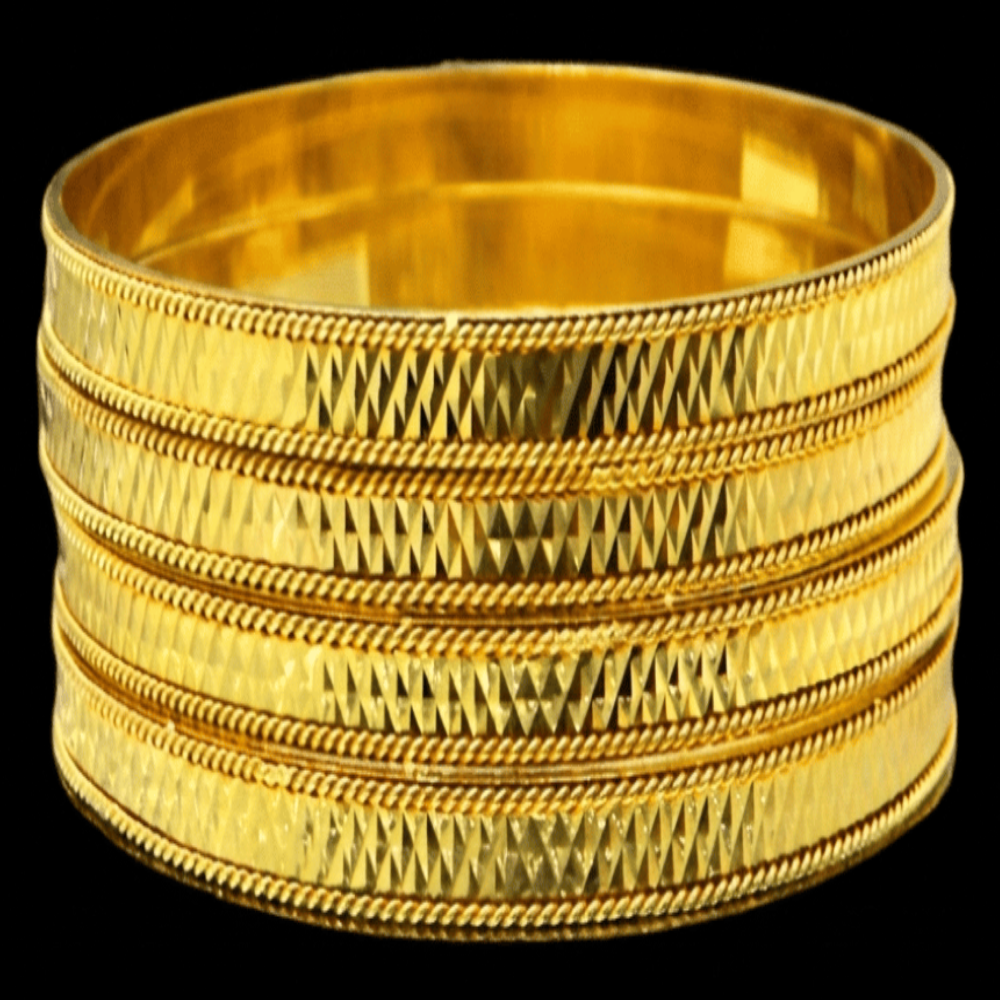 21K Gold Bangle Set (M)