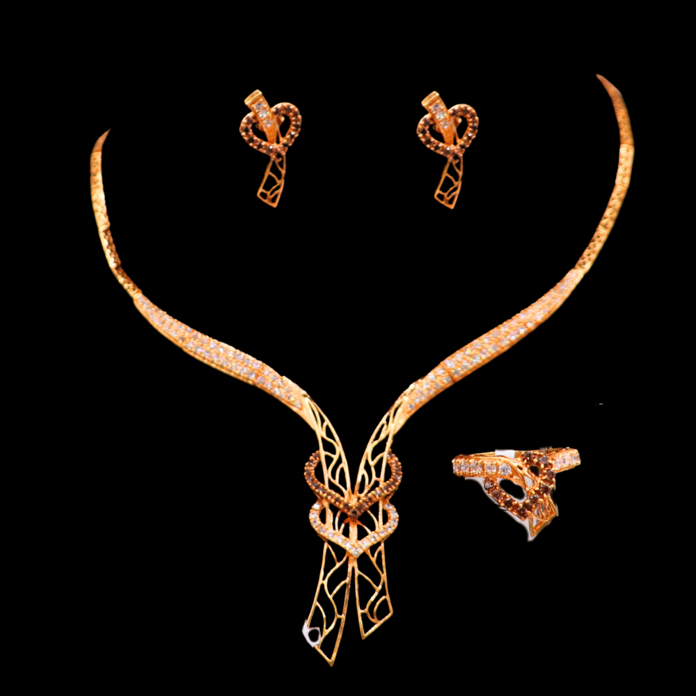 21K Gold Necklace Set