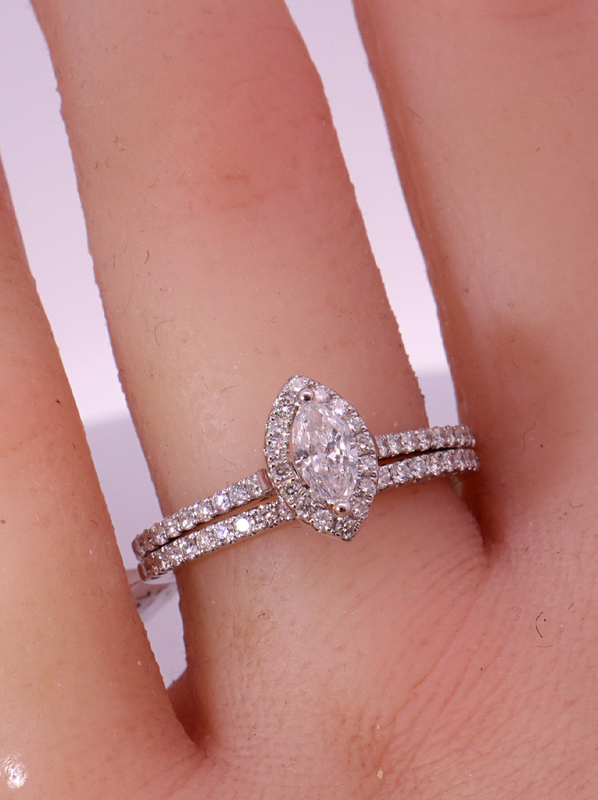 14K White Gold Diamond Bridal – SW13648 image 2 of 2