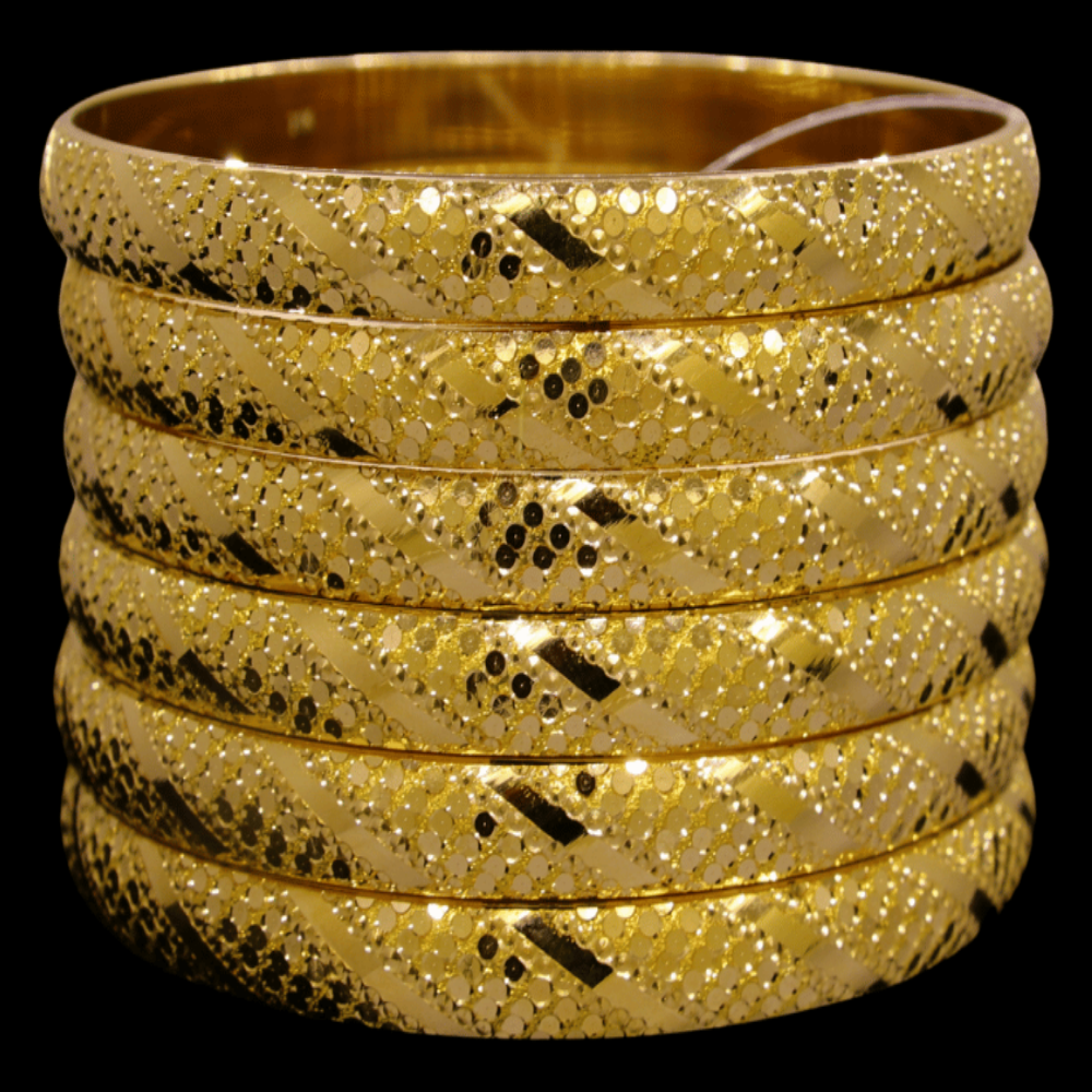 21K Gold Bangle Set (S)