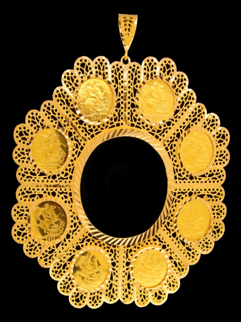 21K Gold Mokhamas Frame