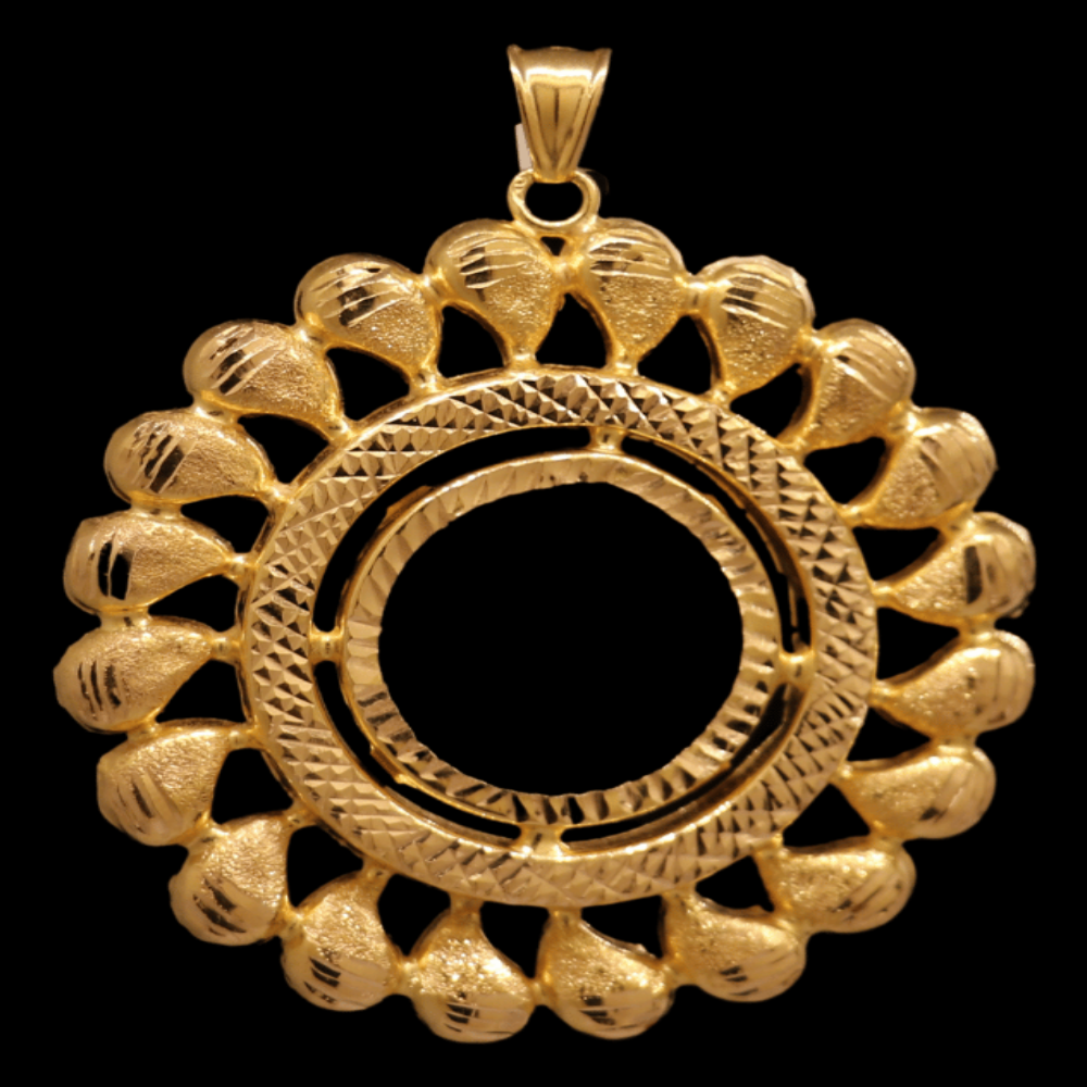 21K Gold Coin Frame
