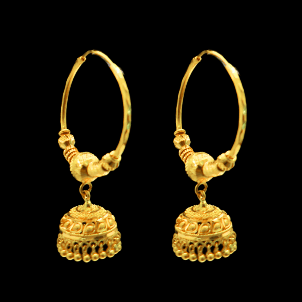 22K Gold Earrings - SD32233