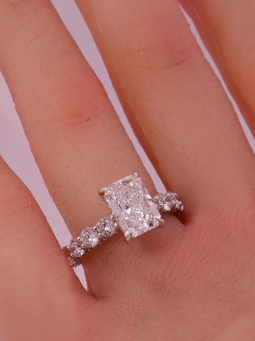 Lab-Diamond Bridal Ring