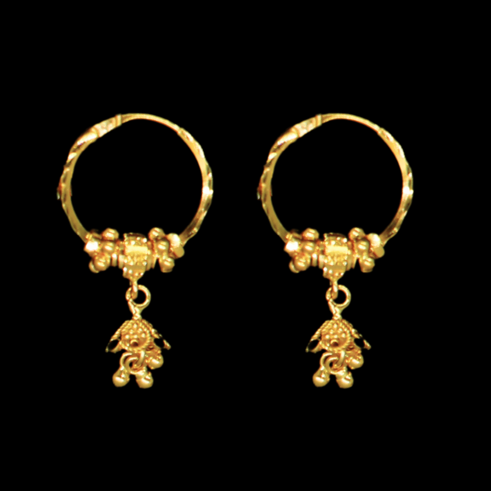22K Gold Earrings - SW33485