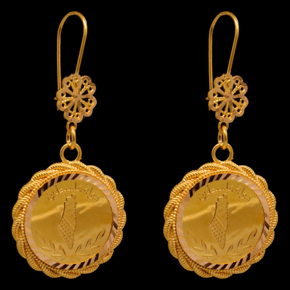 21K Gold Signature Earrings - SW22259