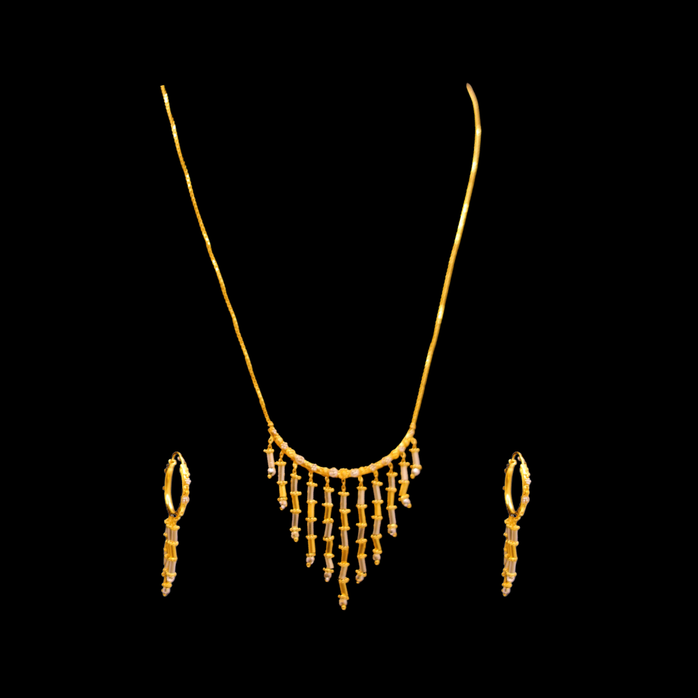 21K Gold Necklace Set