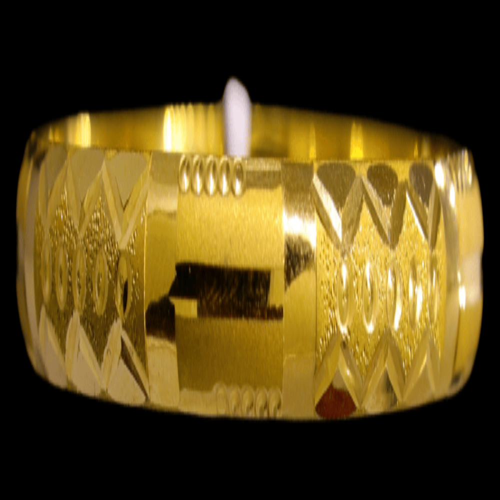 21K Gold Bangle Set Of 1 (S)