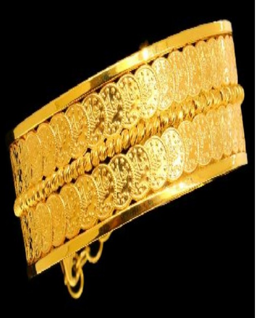 21K Gold Bangle Bracelet – 40459 image 2 of 2