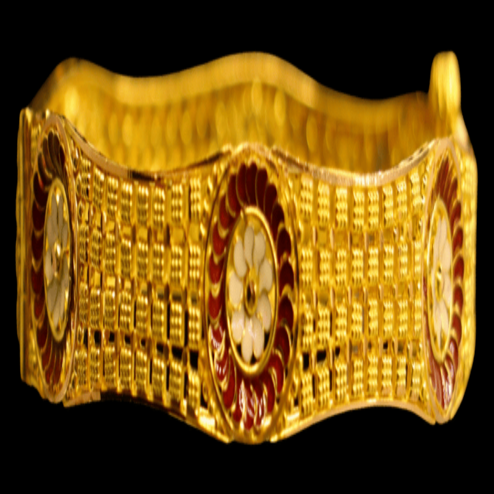 21k Gold Bangle Bracelet