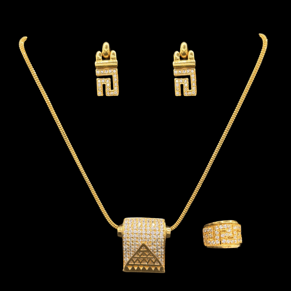 21K Gold Necklace Set