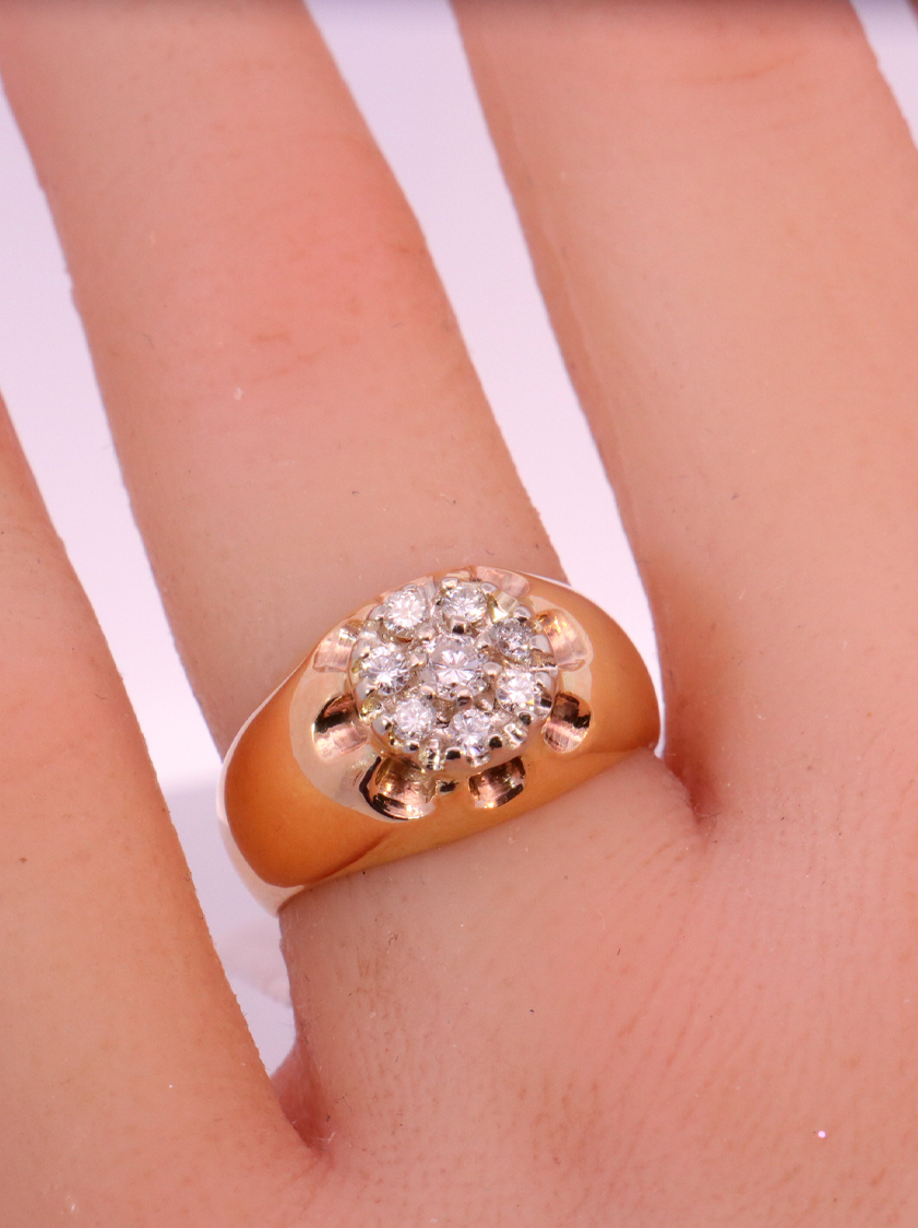 10K Diamond Fashion Ring