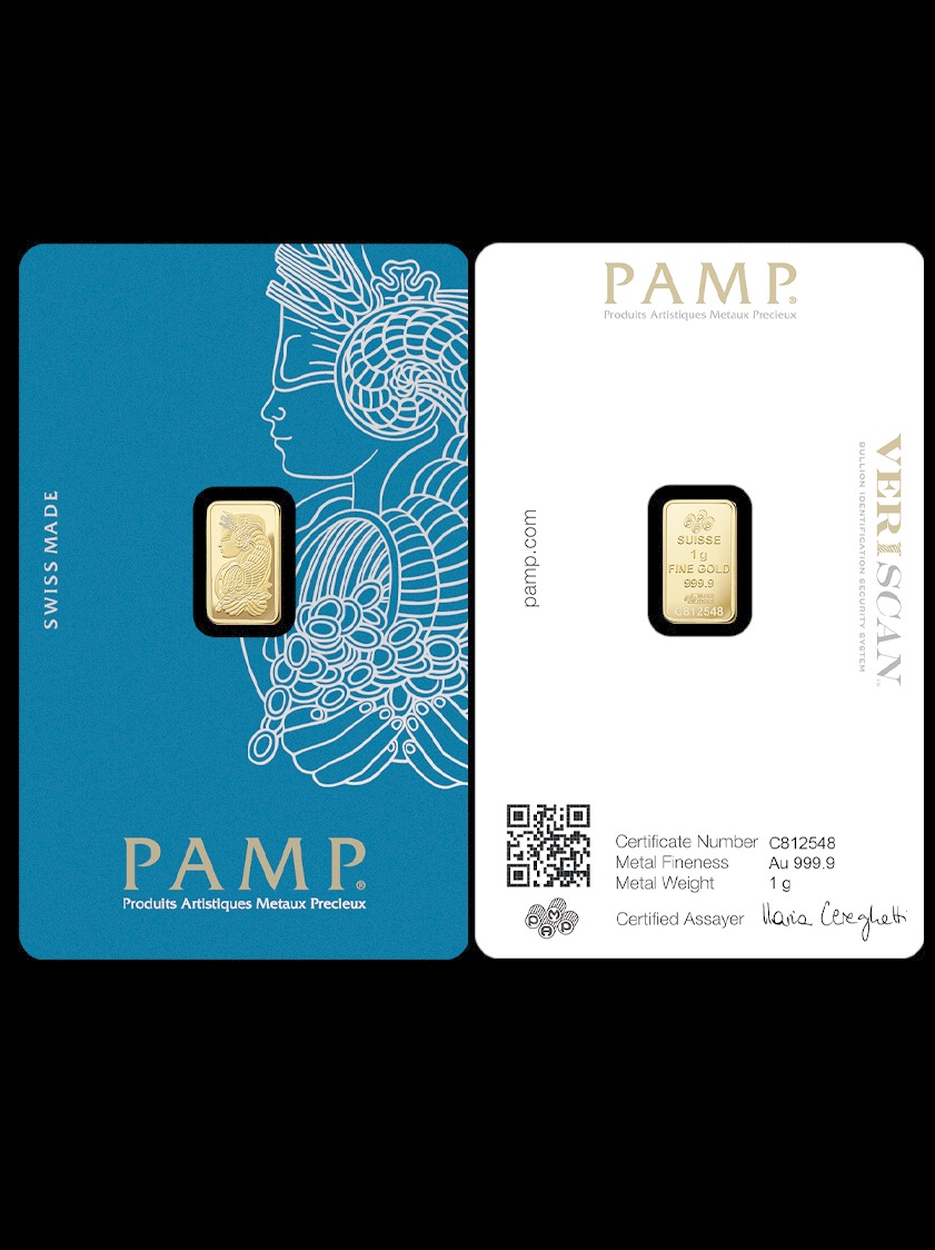 PAMP 1 Gram Gold Bar