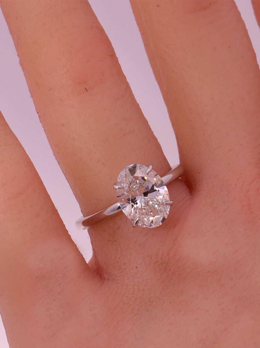 Lab-Diamond Bridal Ring