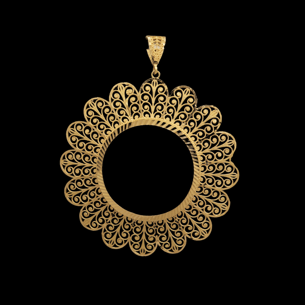 21K Gold Mokhamas Frame