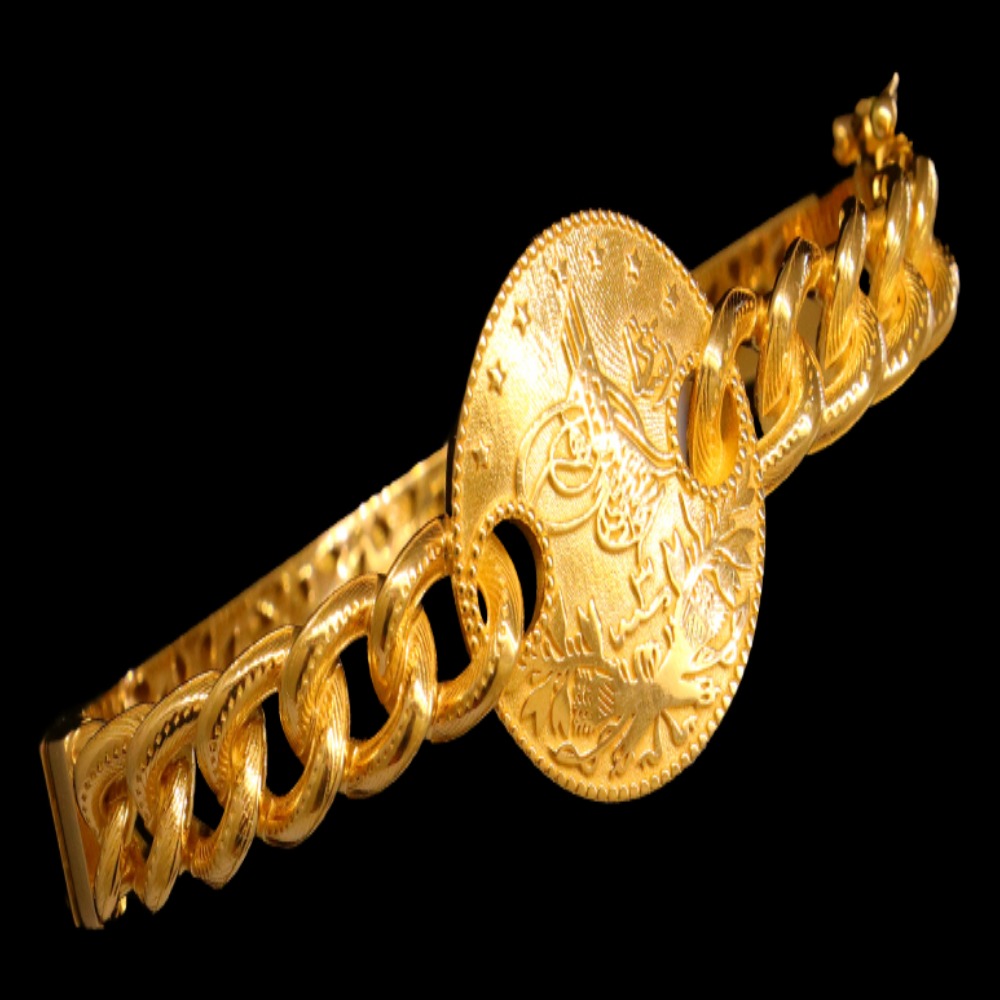 21K Gold Bangle Bracelet