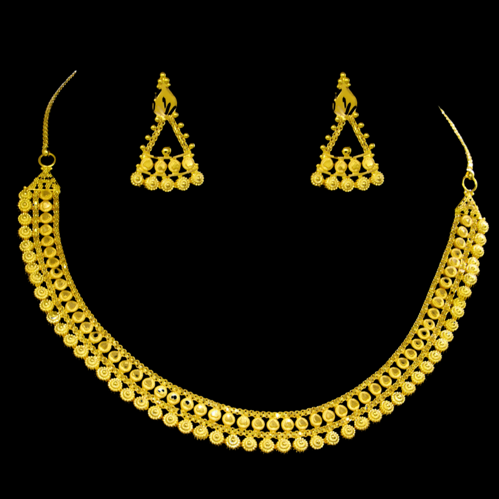 22K Gold Necklace Set