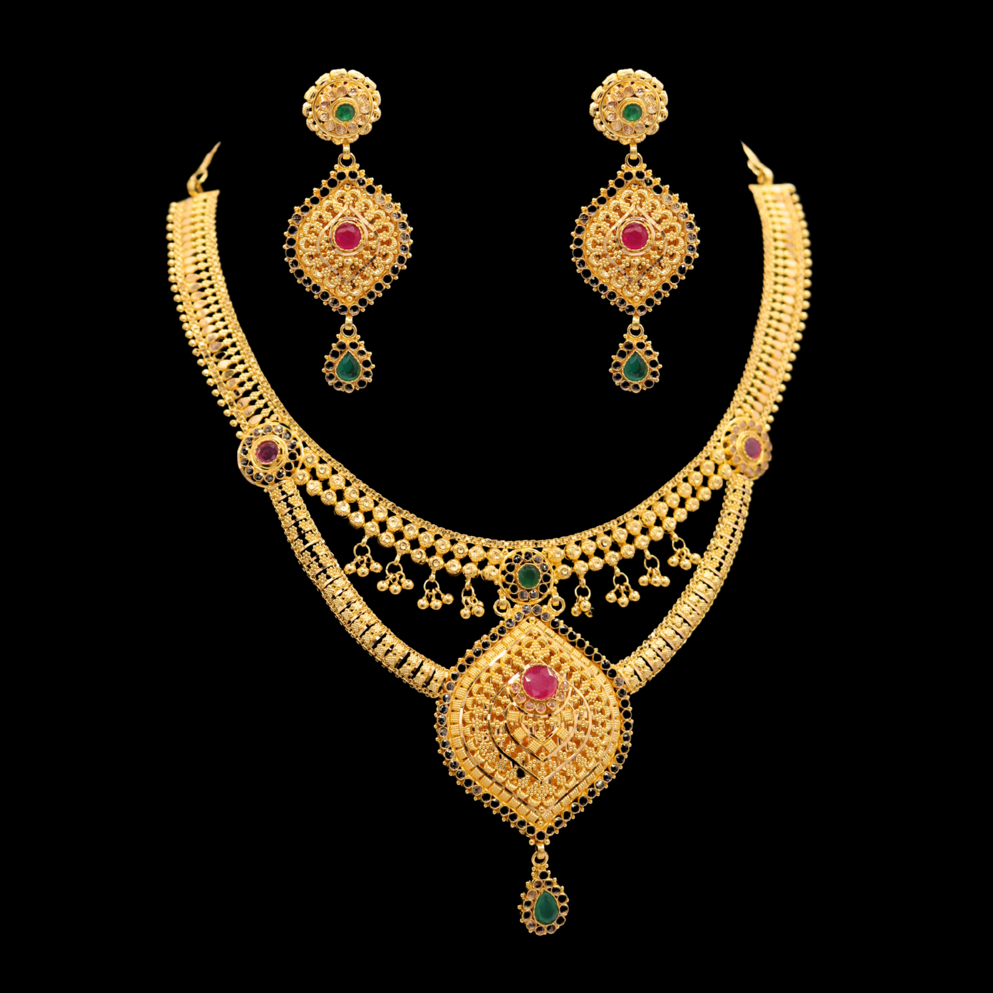 22K Gold Necklace Set