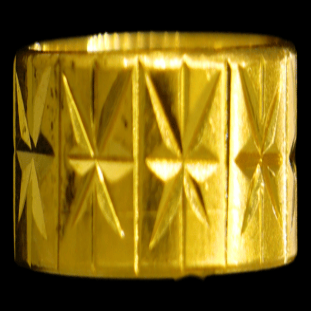 21K Gold Engagement Band Size 8.5 - SW25919