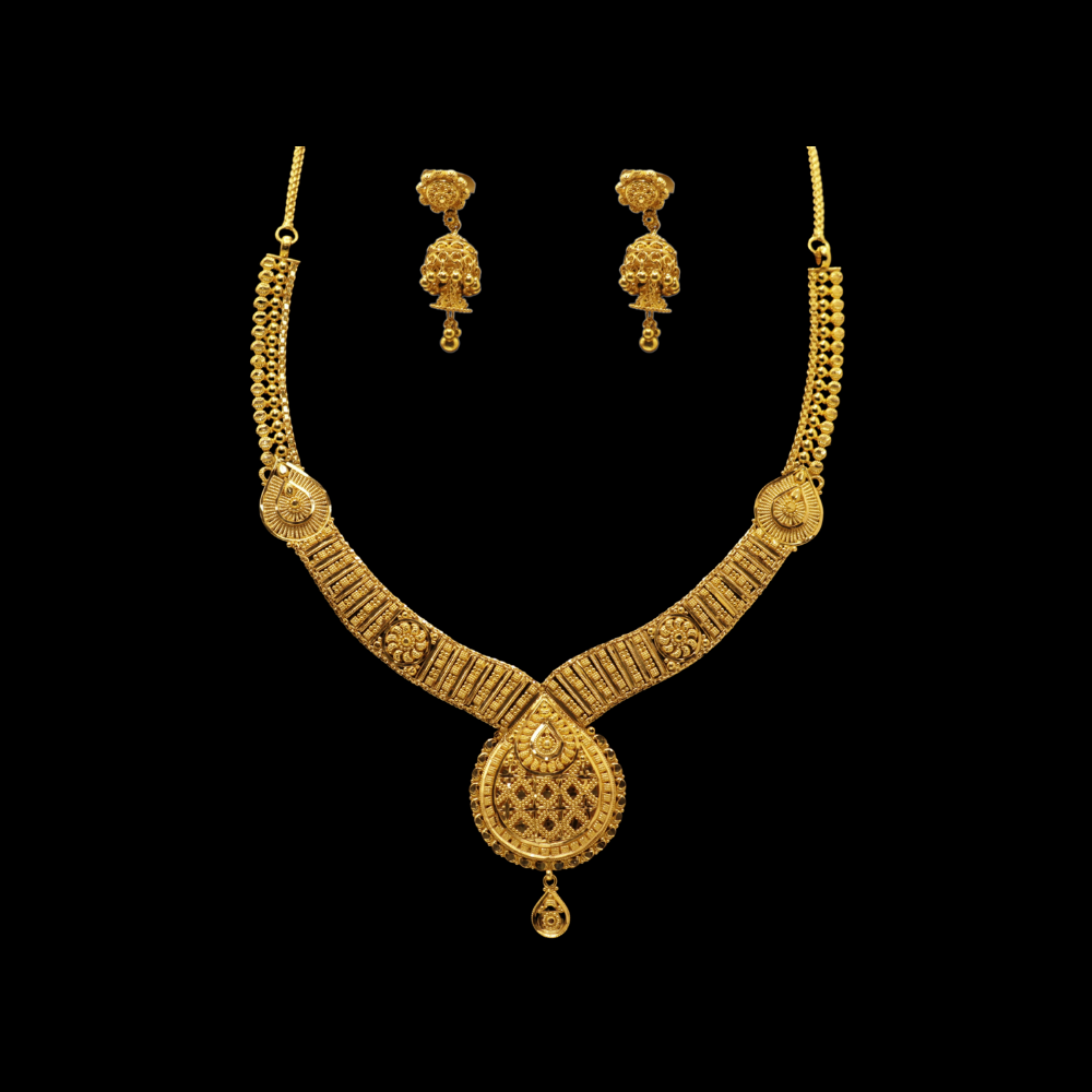 22K Gold Necklace Set