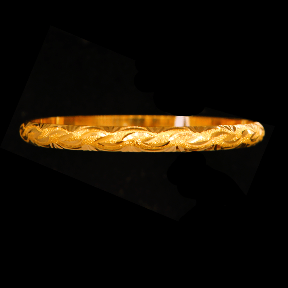 21K Gold Bangle Set (XL)