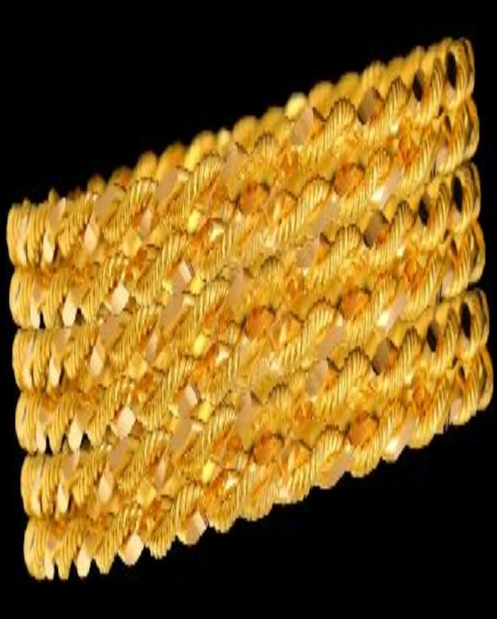 21K Gold Bangle Set, M (20) – 39626 image 2 of 2