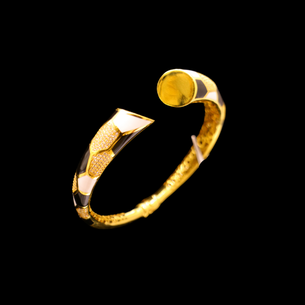 21K Gold Bangle Bracelet – SB27826 image 2 of 2
