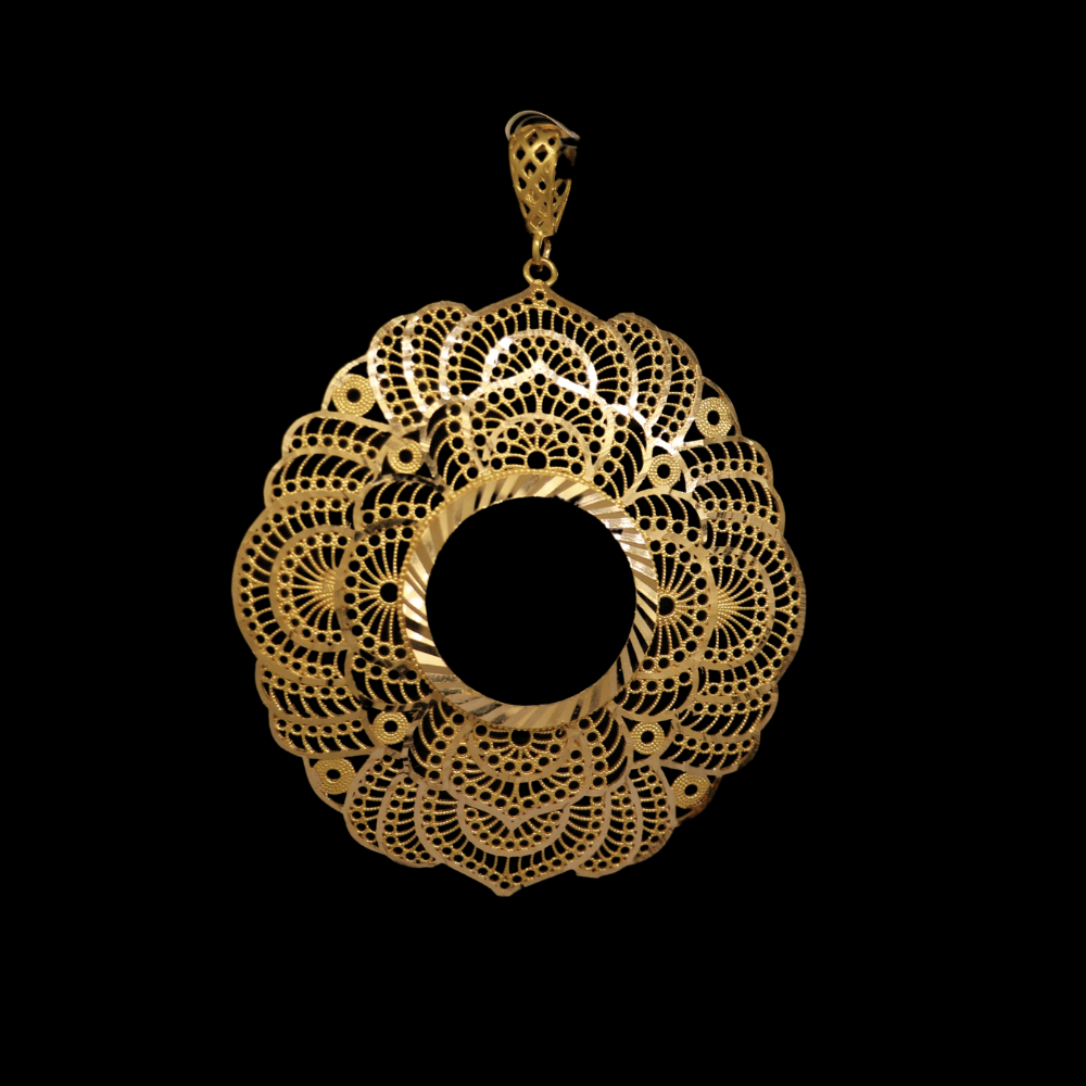 21K Gold Coin Frame