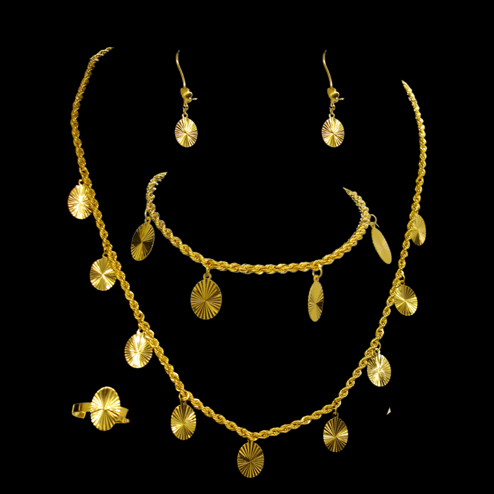 21K Gold Necklace Sets