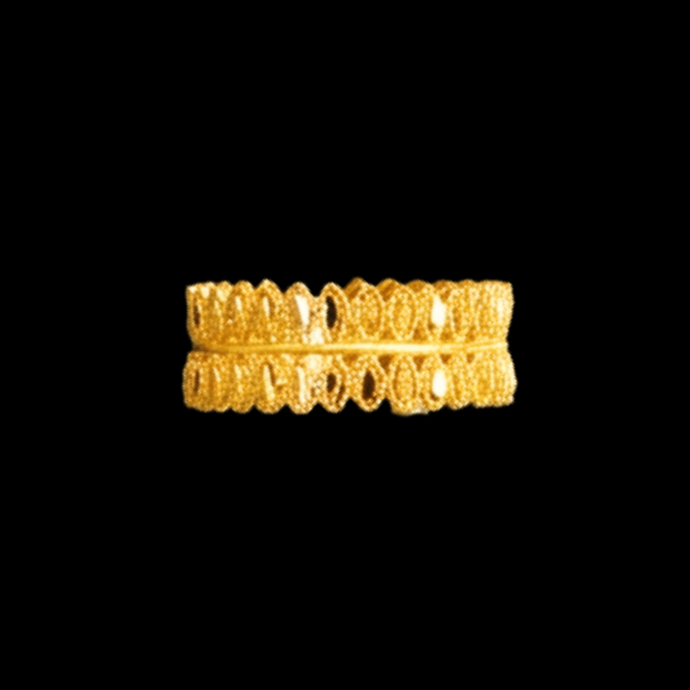 21K Gold Engagement Band Size 8