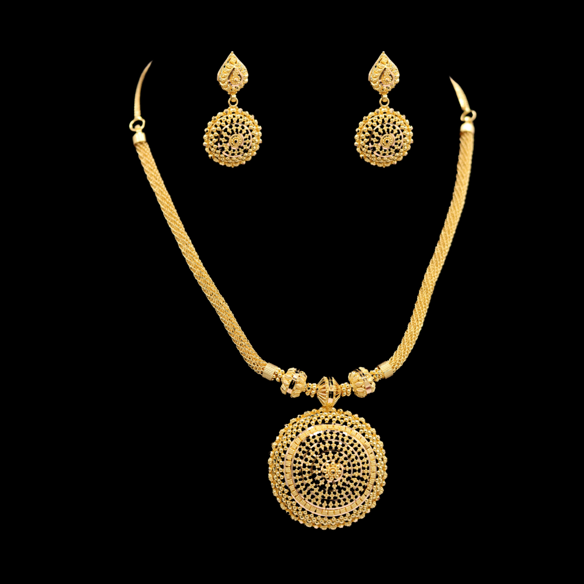 22K Gold Necklace Set