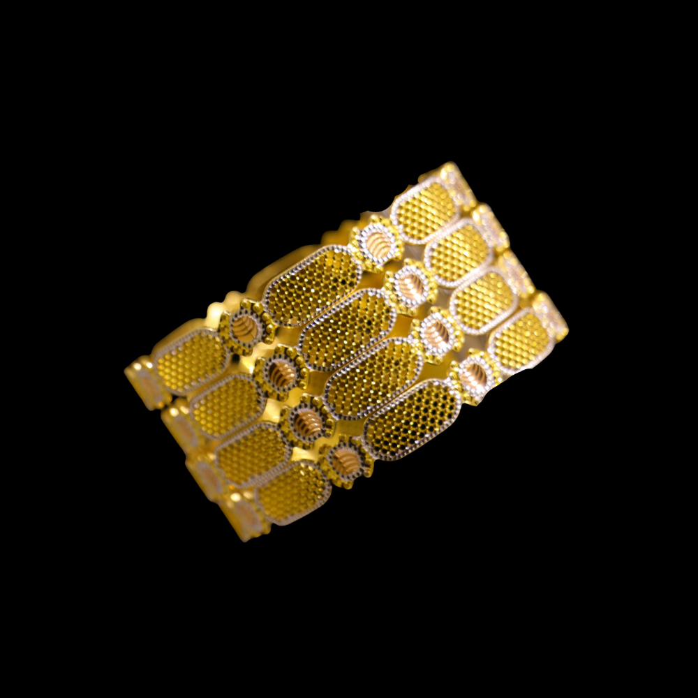21K Gold Bangle Set, XS (18) – SW27495 image 2 of 2