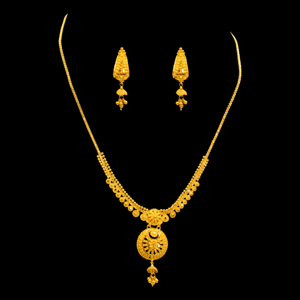 22K Gold Necklace Set