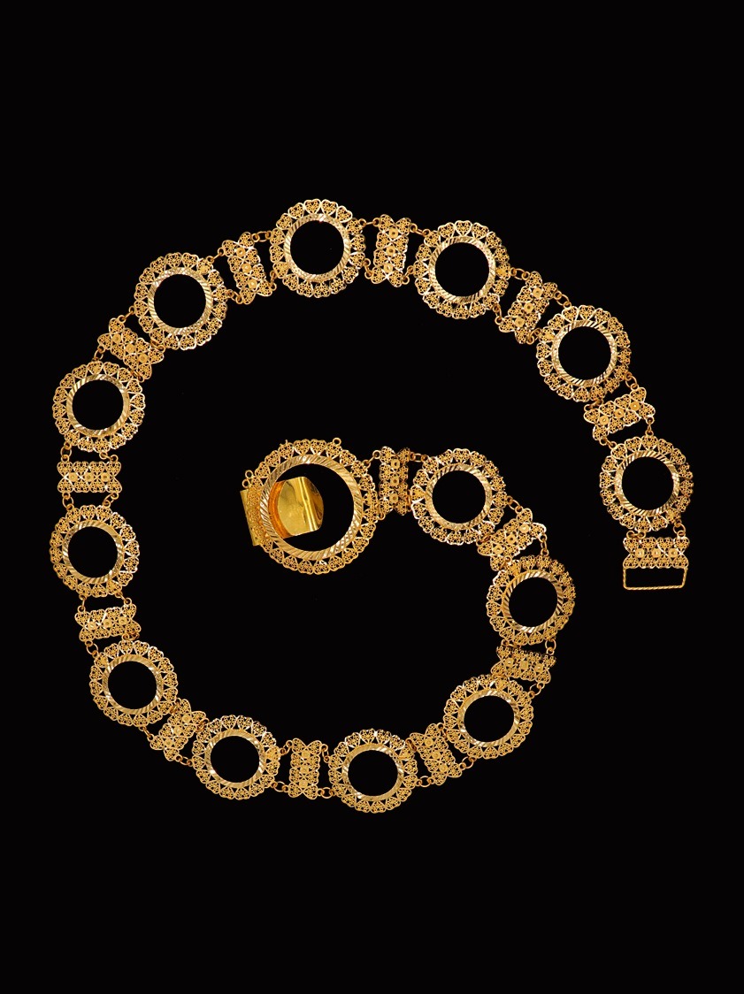 21K Middle Eastern belt