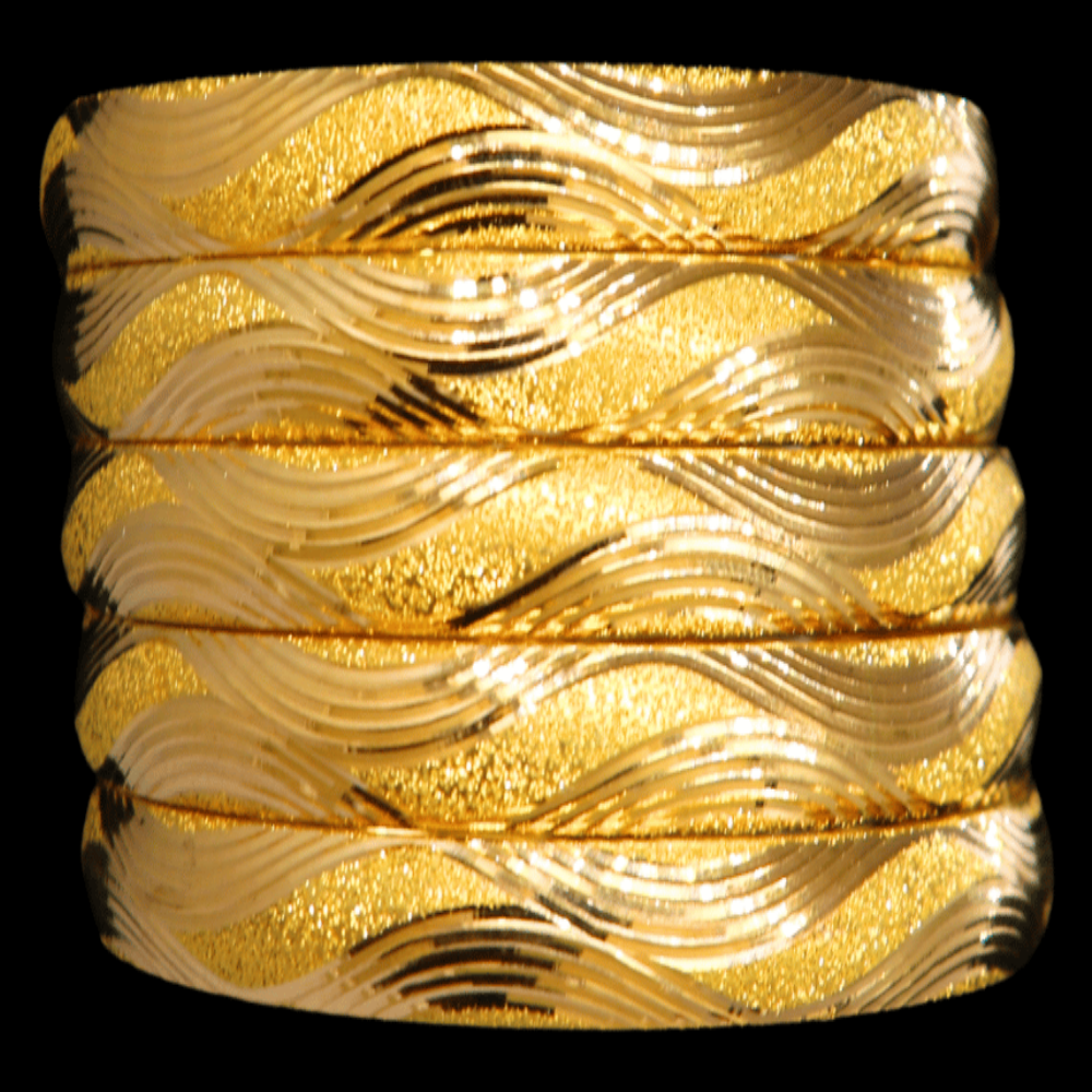 21K Gold Bangle Set (M)