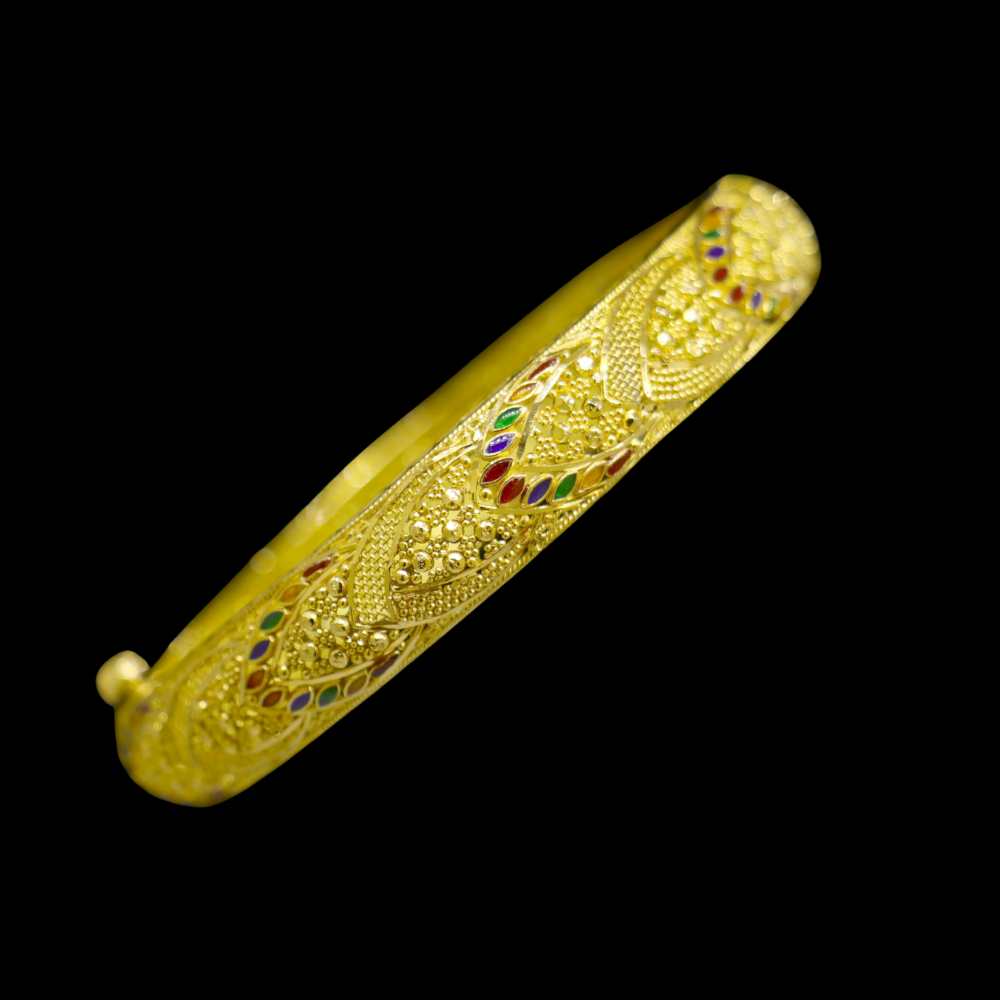 22K Gold Bangle Bracelet – SW26094 image 2 of 2